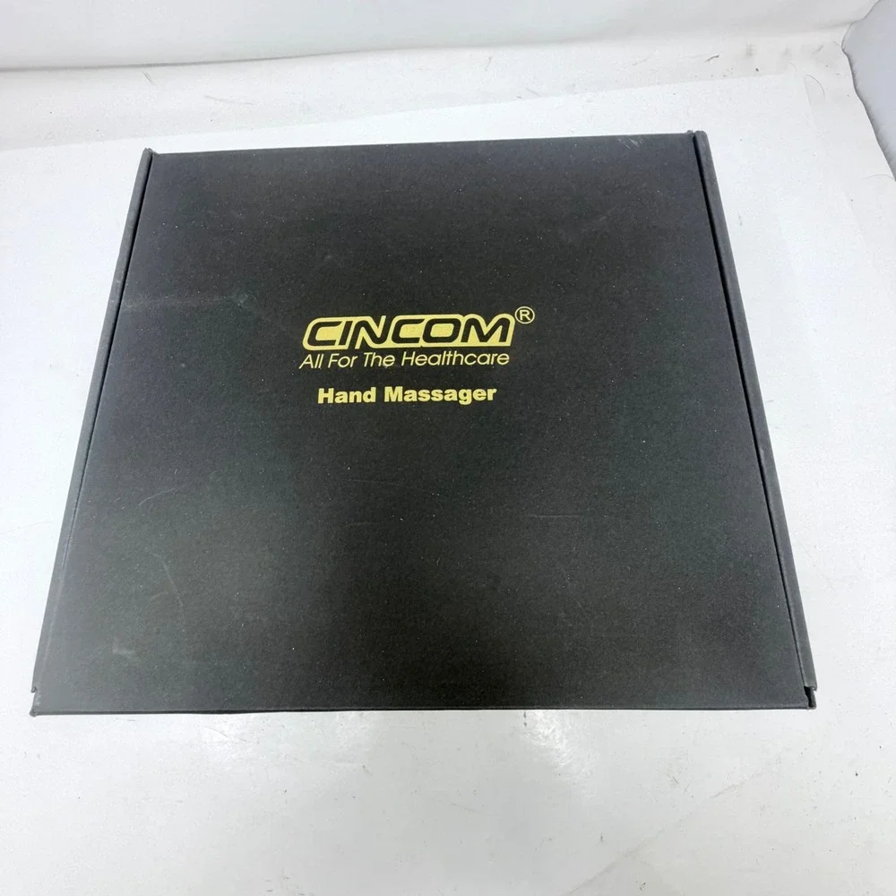 CINCOM Hand Massager CM-088H Cordless Electric Heated Compression Arthritis Blue